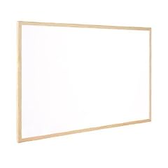 MOB Whiteboard Magnettafel - 90x60cm - f�r Wohnung und B�ro, magnetisch, mit Holzrahmen