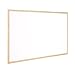 MOB Whiteboard Magnettafel - 90x60cm - f�r Wohnung und B�ro, magnetisch, mit Holzrahmen