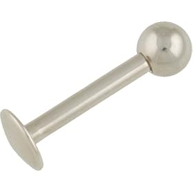Stainless Steel Externally Threaded Labret: 16g 5/16", Stainless Steel Ball: 2.5mm