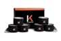 KT TAPE Elastic Kinesiology Therapeutic Tape, Team Pack - Six 240 Inch Pre-Cut Rolls