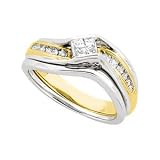 14k White Gold Bridal Engagement Ring Band - Size 6 - JewelryWeb