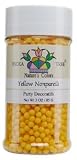 Nonpareils - Yellow - Natural Colour