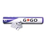 GOGO SY03 Practice Badminton A Grade Nylon Shuttlecocks, Excellent For Beginner, Price for 1 Tube