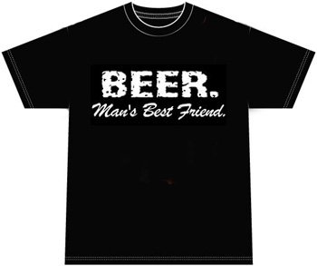 BEER - Mans Best Friend Funny T-shirt, 6XL, Army Green
