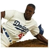 Mcfarlane MLB Cooperstown Series 3 Jackie Robinson in Dodgers White Jersey with Blue Lettering and Red Number Figure
