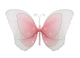 10 Pink Multi-Layered Butterfly nylon hanging ceiling wall baby nursery room wedding decor decoration