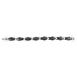 8" Hematite Stingray Link Bracelet