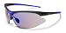 X Loop X63 Sunglasses Wrap Style UV400 Lens for Baseball, Softball, Cycling, Kayaking and All Active Sports