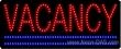 Vacancy Outdoor LED Sign 13 x 32