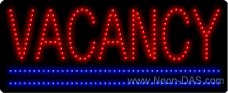 Vacancy Outdoor LED Sign 13 x 32