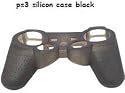Silicone Skin Case for Sony Playstation PS3 Controller-Black