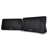 Zoom Produkt-Bild: Euroline Car Cinema Set DVD-Player 2x Display USB SD MP3 MP4