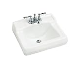 St. Thomas Creations 1120.040.01 Dalia 4-Inch Centerset Wall Mounted Lavatory Sink, White Finish