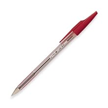 Pilot The Better Ballpoint Stick Pens, Fine Point, Red Ink, Dozen Box (37011)