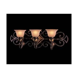 Metropolitan Zaragoza N2233-355 Large Glass 3-LT 180w (10H x 32W) Vanity Lighting in... by Metrolpolitan Lighting
