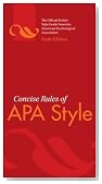 Concise Rules of APA Style (Concise Rules of the American Psychological Association (APA) Style)