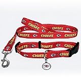 Kansas City Chiefs Dog Collar & Leash Set