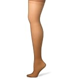Hanes Silk Reflections Women's Silky Sheer Control Top Reinforced Toe Hosiery 3-Pack, Barely There, CD