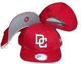 Washington Nationals Red Low Profile Snapback Adjustable Plastic Snap Back Hat / Cap
