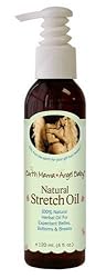 Earth Mama Angel Baby Natural Stretch Oil, 4-Ounce Bottle