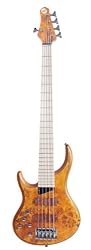 MTD Kingston Bass Guitar Z 5 String, Left-handed, Maple Fingerboard, Burled Maple