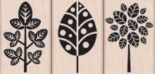 Three Designer Leaves Artistic Impression by Hero Arts