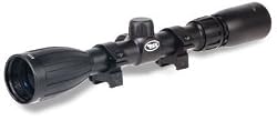 BSA Rifle Scope with Rings, 3-9 X 40