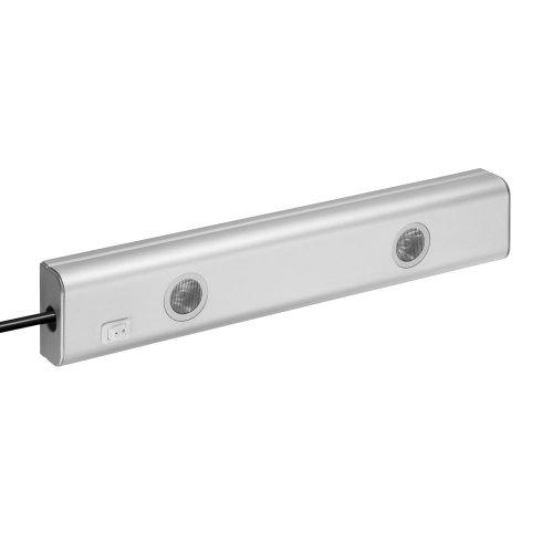 LED Unterbauleuchte aus mattem Aluminium mit 