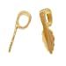 18K Gold Plated Large Glue On AANRAKU Pendant Bails For Tile Dichroic Jewelry (10)