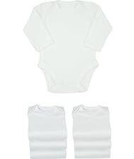 Plain White Bodysuits 7-Pack