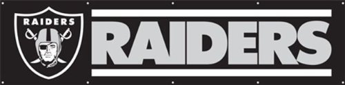 NFL  Oakland Raiders 8 Foot Banner