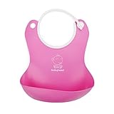 GOGO Best Silicone Soft Bibs For Babies Boys & Girls, Save Time & Money With Less Laundry, 1Pc-Pink