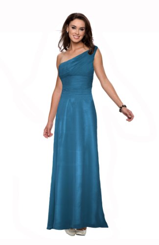 Produkt-Bild: Astrapahl, Toga Stil Abendkleid mit einem Tr&auml;ger, geraffte Passe, lang, verschiedene Farben, limitierte Auflage