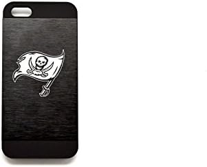 iphone 6 Plus 5.5" Metal Brushed + Plastic Case laser Etched NFL Tampa Bay Buccaneers