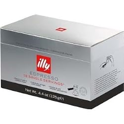 ILLY 7738 18 Dark Roast Espresso ESE Pods