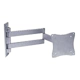 Eforcity Universal extended-arm adjustable Wall Mount Bracket for LCD / Plasma (support weight 33 lbs. / 15 kgs max.) w/ Mounting Hardware included