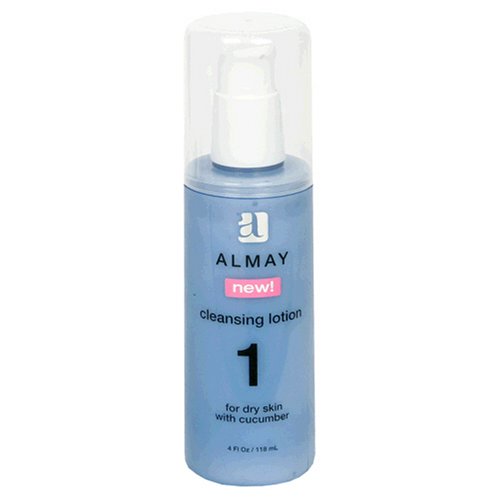 Almay Cleansing Lotion for Dry Skin with Cucumber, 4-Ounce Packages (Pack of 2)