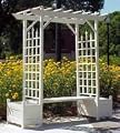 Arbor Seat: Seat Attachment for Camelot PVC
