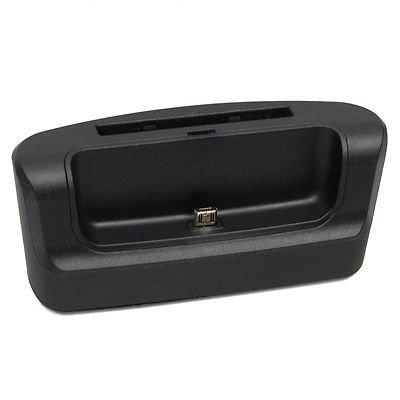 Anpower® NEW Dual Battery Charger Dock USB Sync OTG Cradle for LG Optimus G Pro F240 E980 (Black)