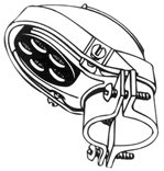 Raco #2408 2 Clamp Entrance Head