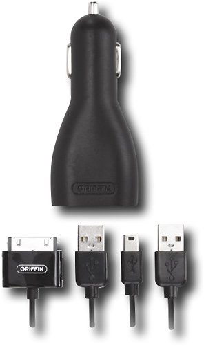 Griffin PowerJolt Car Charger for iPod and iPhone (Black)