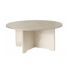 Round Coffee/ End Table - Unfinished (30") by 