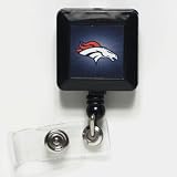 Denver Broncos Official Logo Retractable Badge Holder