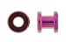 Colorline Flesh Tunnel Plugs - Purple - 8g - Sold as a Pair