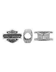 Harley-Davidson® MOD® Full Text Bar & Shield Ride Bead HDD0001