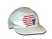 Cap White with Upside-down US Flag