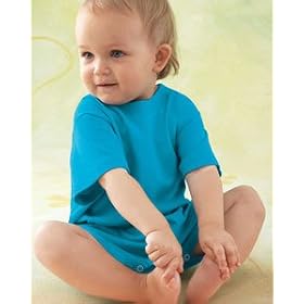 Click here to buy Cotton Infant Romper T-Shirt by Rabbit Skins.