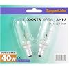 2x Supalite 40W Cooker Hood Lamps 240V SES Base -