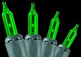 Club Pack of 900 Green Commercial 50pc Dura-Lit Christmas Lights - Green Wire