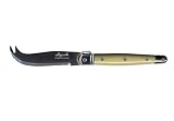 Laguiole Set of Two Cheese Knives, Sand